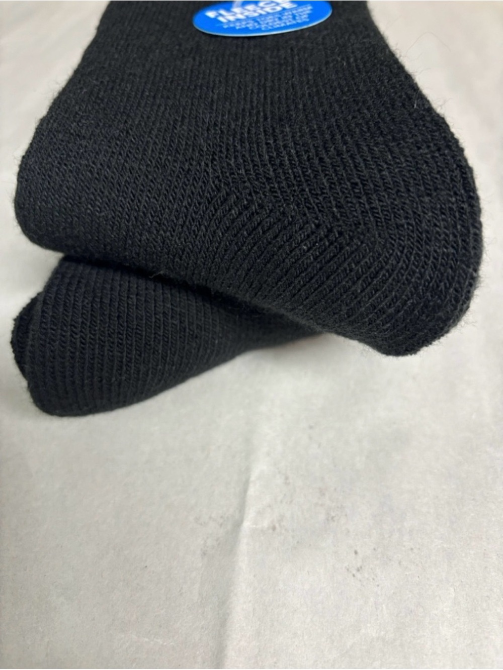 New Columbia Socks Men’s 2 Pair Black Warm Fleece Socks Activewear Casual Active - Picture 11 of 12